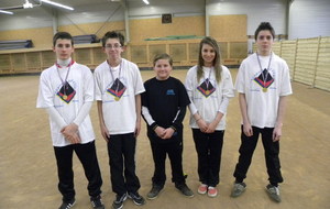 LES JEUNES DU CLUB CHAMPIONS DEPARTEMENTAUX UNSS