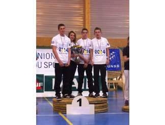 CHAMPIONS DE FRANCE UNSS 2014.