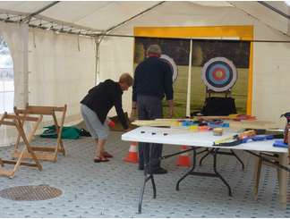 LA PREPARATION DU STAND