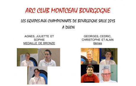 CHAMPIONNATS DE BOURGOGNE PAR EQUIPES DE CLUBS A DIJON