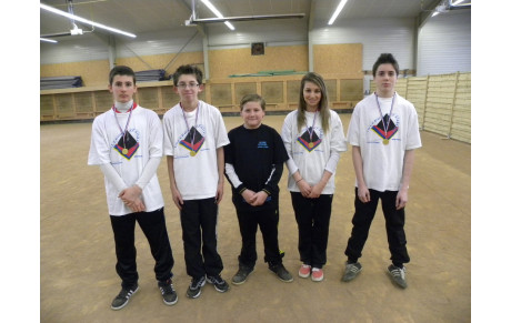 LES JEUNES DU CLUB CHAMPIONS DEPARTEMENTAUX UNSS