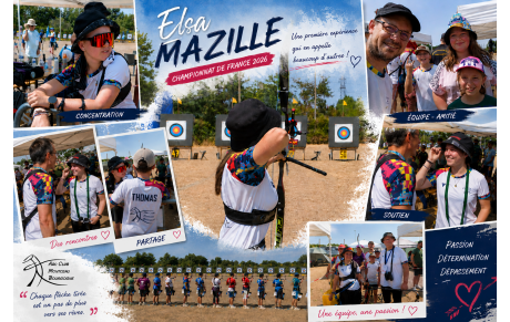 🌟 Elsa Mazille : une première expérience au Championnat de France qui en appelle beaucoup d'autres ! 🇫🇷🏹